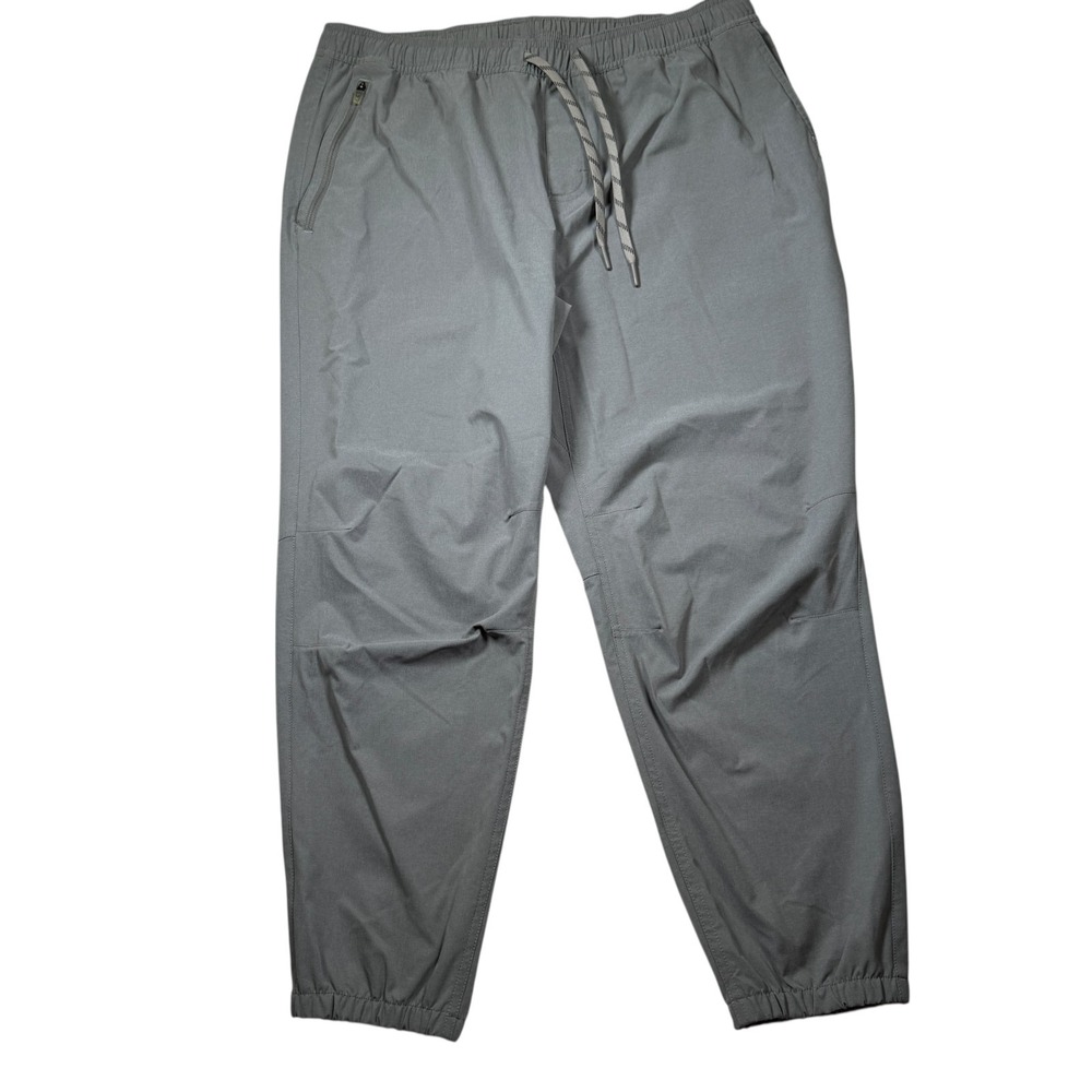 LL Bean Joggers Men's Large Grey Drawstring 28"‎ Inseam